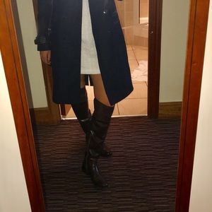 FRYE chocolate colored over the knee boots..